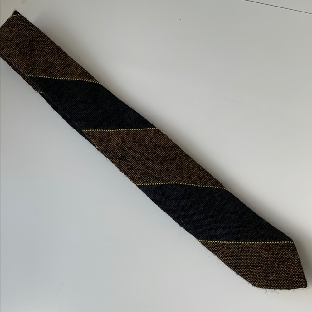 Amazing vintage wool tweed tie